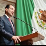 Emociona a priistas discurso de Elías Rescala en Cámara de Diputadas y Diputados de Toluca, Estado de México