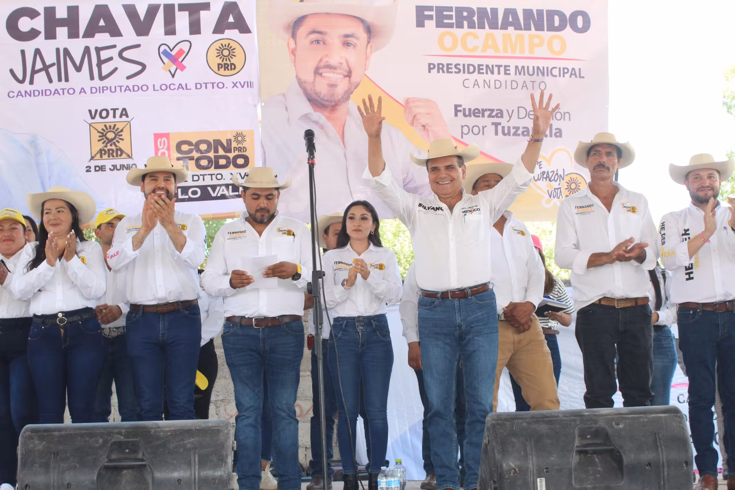 Los recursos que gestionaré deben llegar a la gente, por eso hay que votar 5 veces PRD- Silvano