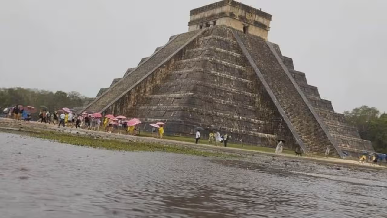 lluvias-por-tormenta-tropical-alberto-afectan-zona-arqueologica-de-chichen-itza