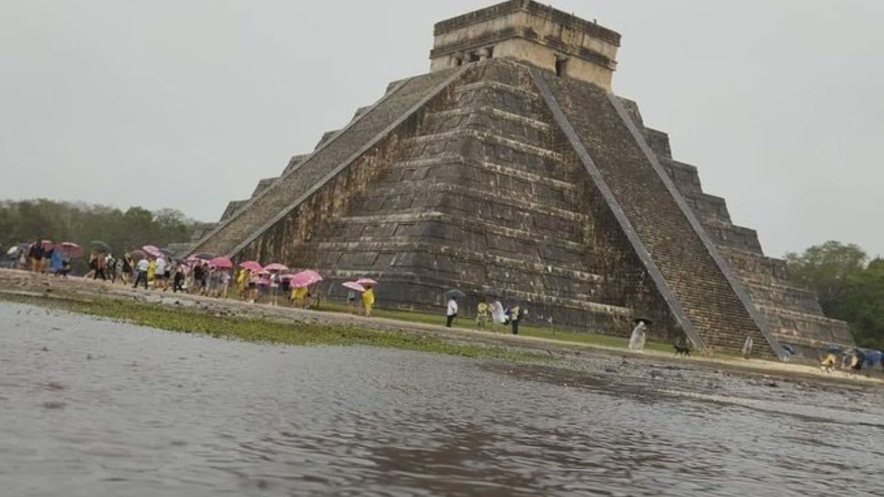 lluvias-por-tormenta-tropical-alberto-afectan-zona-arqueologica-de-chichen-itza