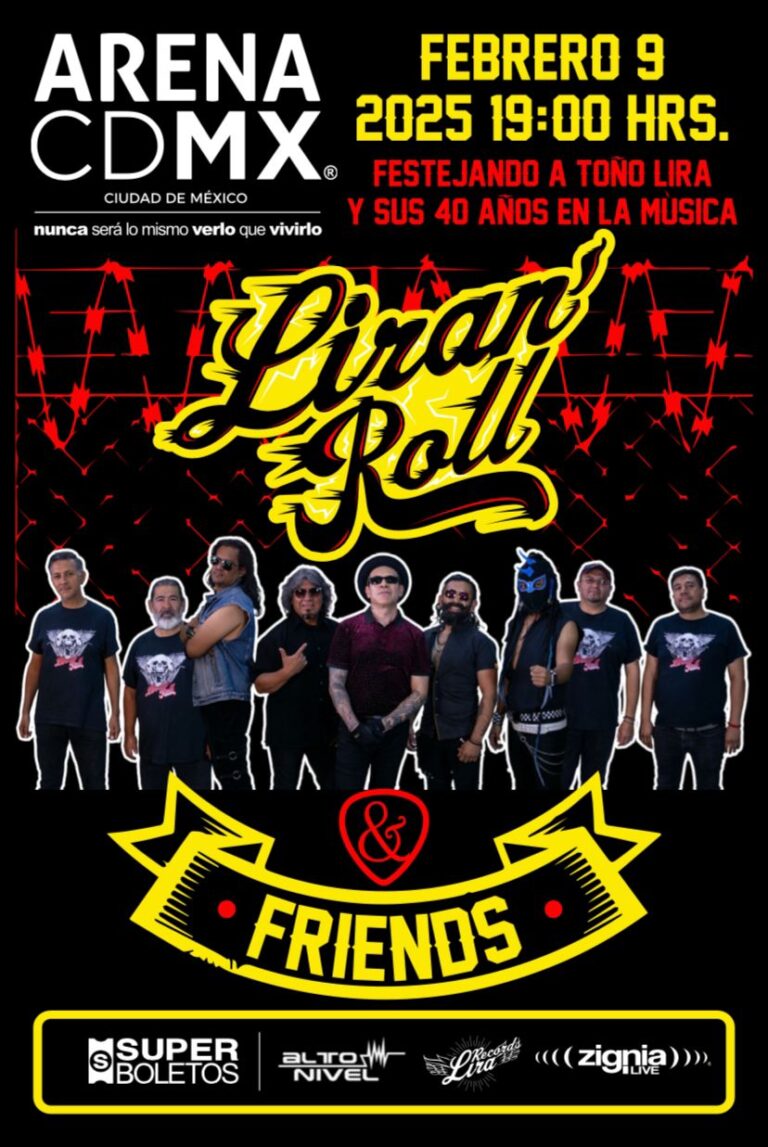 LIRANROLL ARENA CDMX FEB 2025 CARTEL