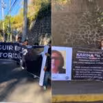Fotografía de manifestantes afuera del Liceo Mexicano Japonés