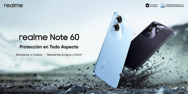 Llega a México el realme Note 60: fabricado para durar con la inigualable protección ArmorShell