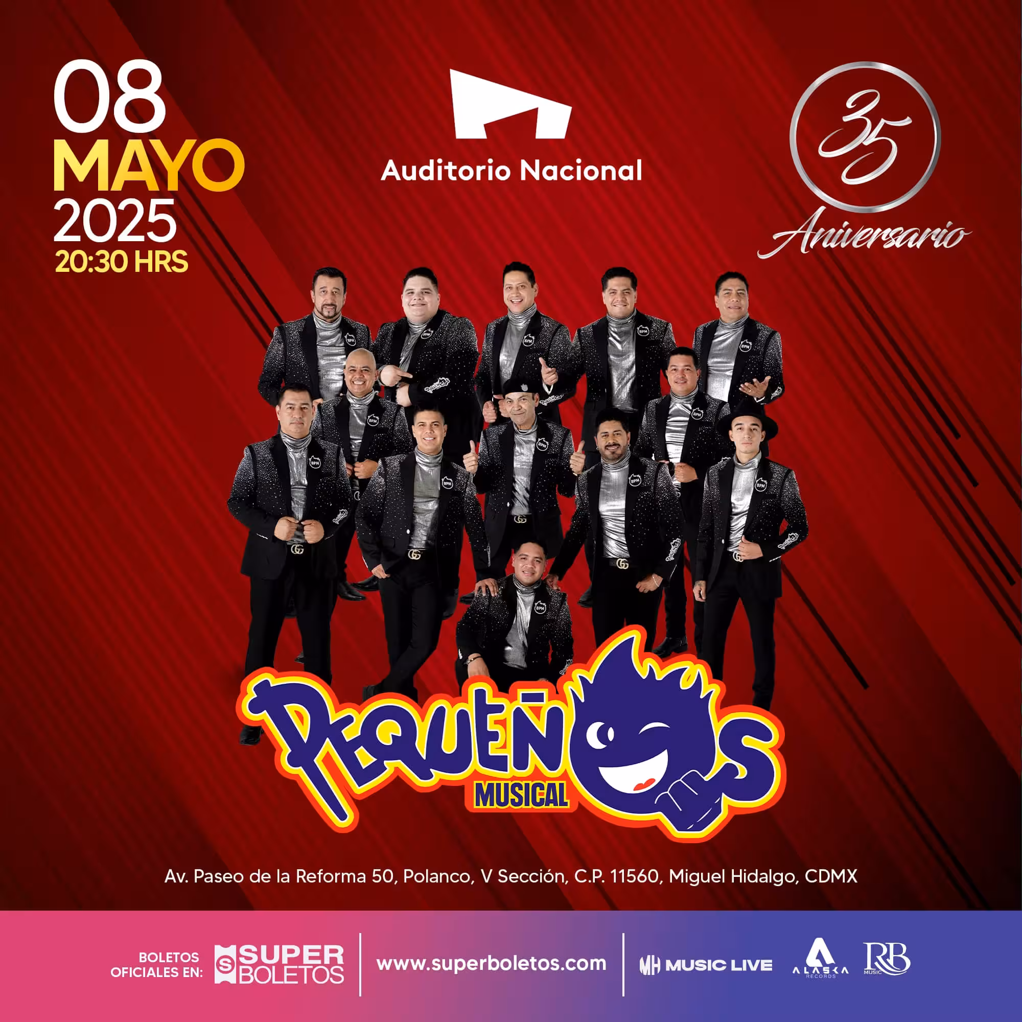 PEQUEÑOS MUSICAL AUD NAL MAY 2025 CARTEL