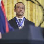 Nuevo video muestra que Tiger Woods miraba su móvil en el momento del accidente de tráfico